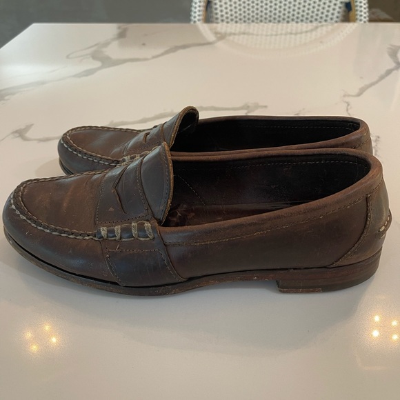 Ralph Lauren Polo Edric leather Penny Loafer Brown Size 8 main image 5